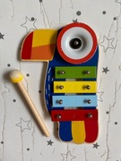 Drewniane  dzwonki instrument muzyczny dla dziecka