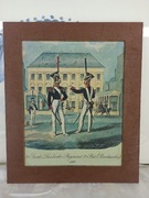 Litografia wojskowa 3tes Garde-Landwehr-Regiment 2tes Bat