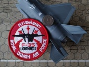 Naszywka F-35A Królewskie Duńskie Siły Powietrzne rzep velcro