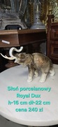Słoń porcelana Royal Dux 