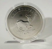 Srebrny Krugerrand 2017 – 1 uncja Ag 999(50 rocznica)+certyfikat