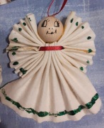 Aniołki z materiału 