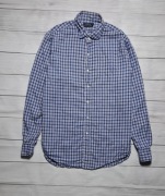 POLO RALPH LAUREN KOSZULA MĘSKA Z DŁUGIM RĘKAWEM W KRATKĘ LOGO PREMIUM