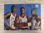 Plakat Hakeem Olajuwon, Scottie Pippen i Charles Barkley