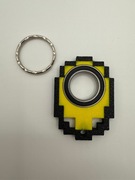 Brelok Minecraft keyrambit spinner 3D 50x36 mm EDC gadżet