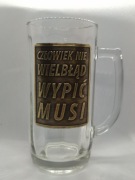 Kufel do piwa 0,33 ze smiesznym napisem