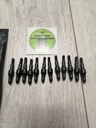 12 sztuk metalowe groty łucznicze wkręcane komplet zestaw