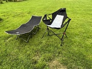 Łóżko i fotel wędkarski 