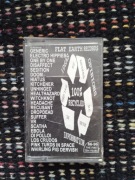 Flat Earth Records składanka kaseta punk