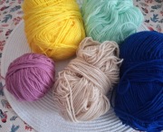 Włóczka kilka motków