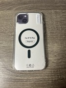 Etui na telefon iPhone 15 Plus/MagSafe(ciemnozielony) szkło gratis