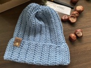 Czapka dziecięca 100% Merinos hand made 