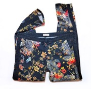 Pull & Bear floral jeans jegging biodrówki r. 40