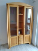 Meble Witryna oszklona buk jasny
