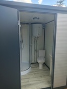 Kontener sanitarny WC prysznic 