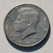 50 cent 1989 D half dollar Kennedy Stan !!!
