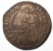 1/6 THALER 1676 , BRANDENBURGIA-ANSBACH , SREBRO.