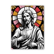 Plakat religijny, Jezus Chrystus, Ikona w stylu współczesnym, 30 x 40cm