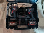 Zestaw bosch gsb 18v 55 gdx 18v 210c 2x aku walizka