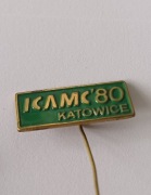Przypinka  PRL Katowice 80'