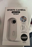 Mini Kamera Sportowa HD 1080p Wodoodporna Kąt 140° WiFi Adaptery Akcesoria