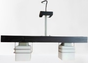 Nowoczesna lampa sufitowa podwójna – stan bardzo dobry