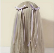 Modne spinki z kokardką wstążka oldmoney RÓŻOWA