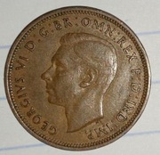 Wielka Brytania MON.okoliczn. Half penny 1943