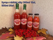 Domowy syrop z dzikiej róży 500ml