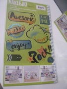 Nowe naklejki ozdobne stickers dla dzieci