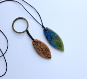 Naszyjnik deska surfingowa + brelok surfboard