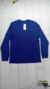 Nowy! Longsleeve 4F XL męski granatowy z małym granatowym logo  