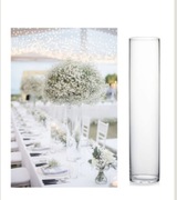 Szklane tuby wysokie 6 sztuk/50cm fi 8cm