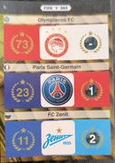 PANINI FIFA 365 2016 LOGO Olympiakos FC / PSG / FC ZENIT OPIS! #9