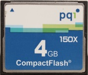 CompactFlash. Karta PQI 4 GB. 