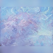 Obraz olejny abstrakcja 38x50cm