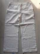 Spodnie r.44  len/bawełna 