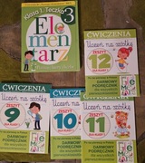 Zestaw książeczek dla dzieci do nauki pisania i czytania K5