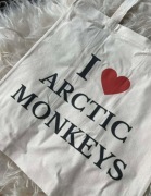 Torba bawełniana torebka tote bag cotton bawełna beżowa arctic monkeys 