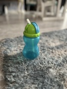 Canpol Babies bidon sportowy kubek niekapek ze składaną rurką słomką