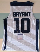 Kobe Bryant autograf podpis koszulka z certyfikatem DNA PSA. Nike team USA.
