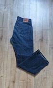 Spodnie jeansowe levis 501 granatowe W34 L32