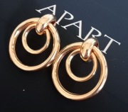 0.750 Złote Kolczyki Koła 