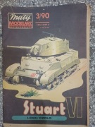 Mały modelarz 3/1990  - Czołg M5AI StuartIV
