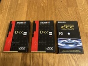 Zestaw 3 kaset DCC Philips, PDM