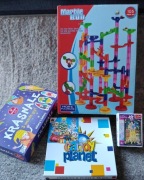 Zestaw zabawek 105 Piece Marble Run Construction Maze Tor wyścigowy 