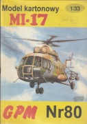 GPM Nr 80 Śmigłowiec Mi-17 Model kartonowy