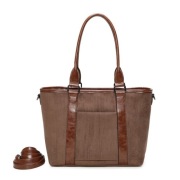 INES DeLAURE Shopperka choco A-244