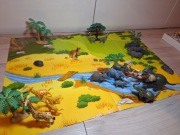 Duży zestaw zwierząt safari