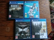 Gry na Ps 4 zestaw 4 szt.